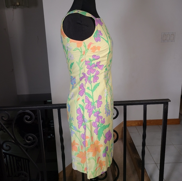 Lilly Pulitzer Vintage Floral Dress - Picture 8 of 9